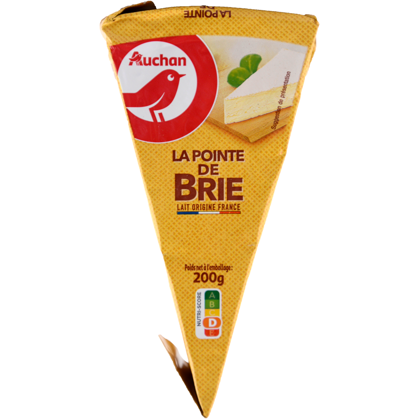 Auchan Kedvenc Brie Pointe fehér nemespenésszel érlelt sajt 200 g