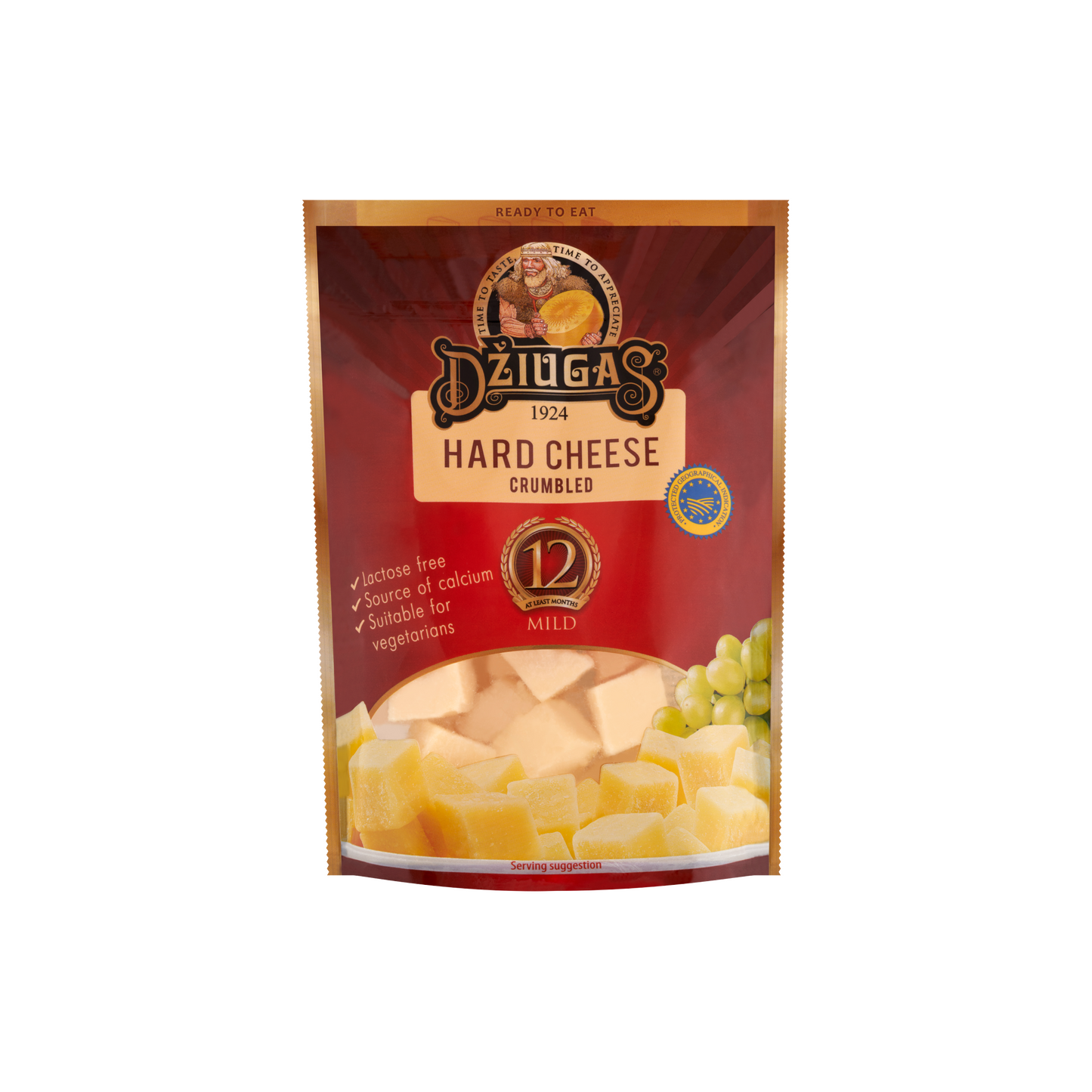 Džiugas kemény félzsíros sajt 100 g
