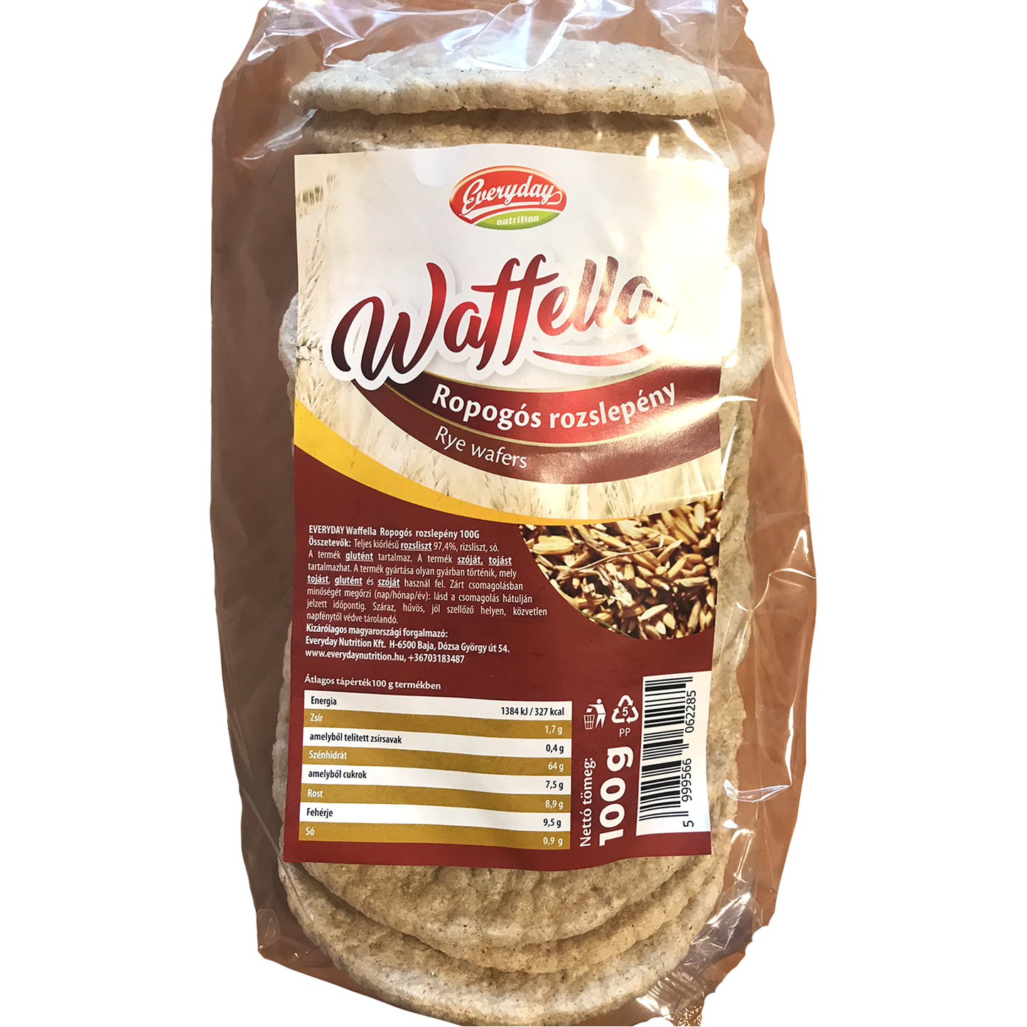 Everyday Waffella rozs lepény 100g