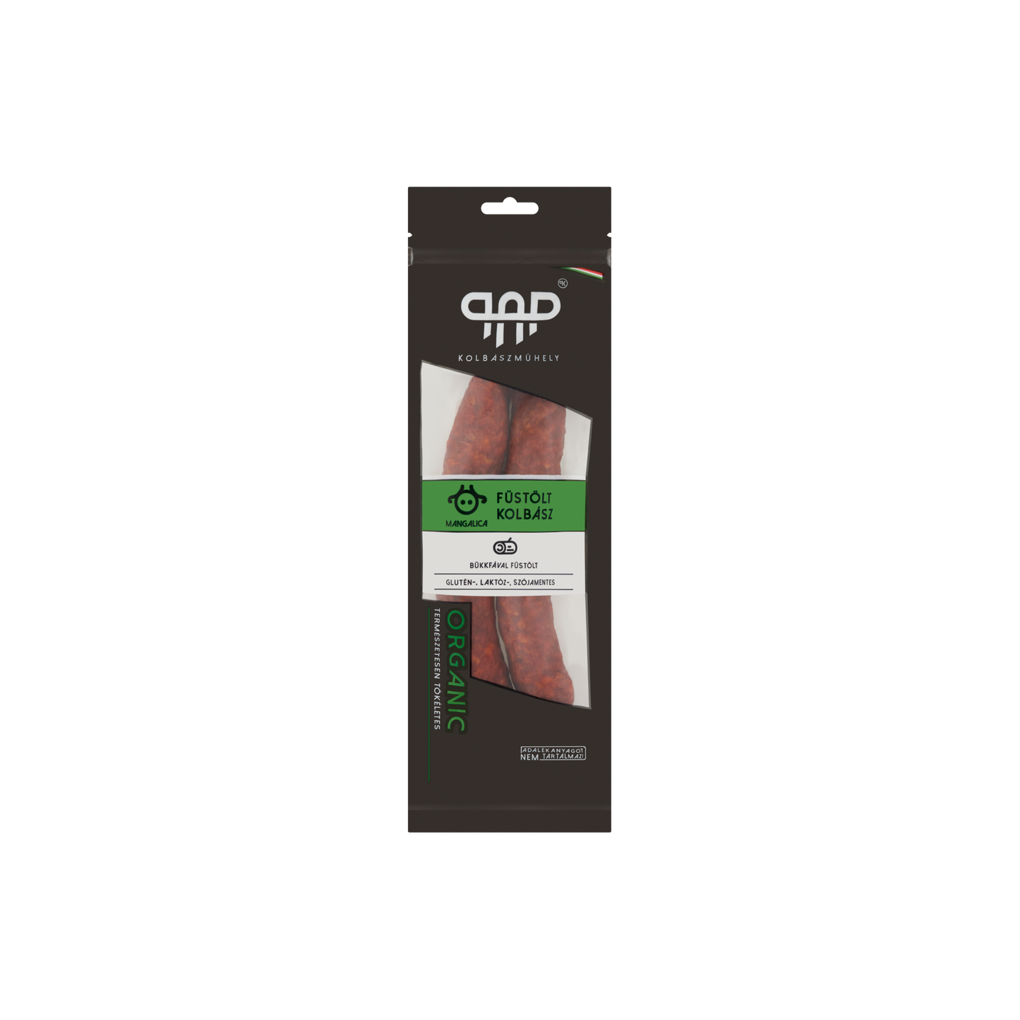 Pap Kolbászműhely Organic mangalica füstölt csemege kolbász 250 g