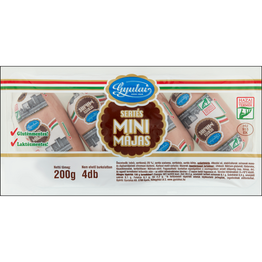 Gyulai mini sertés májas 4 db 200 g