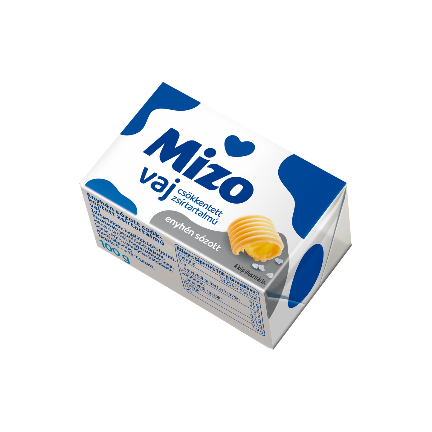Mizo enyhén sózott csökkentett zsírtartalmú vaj 100 g