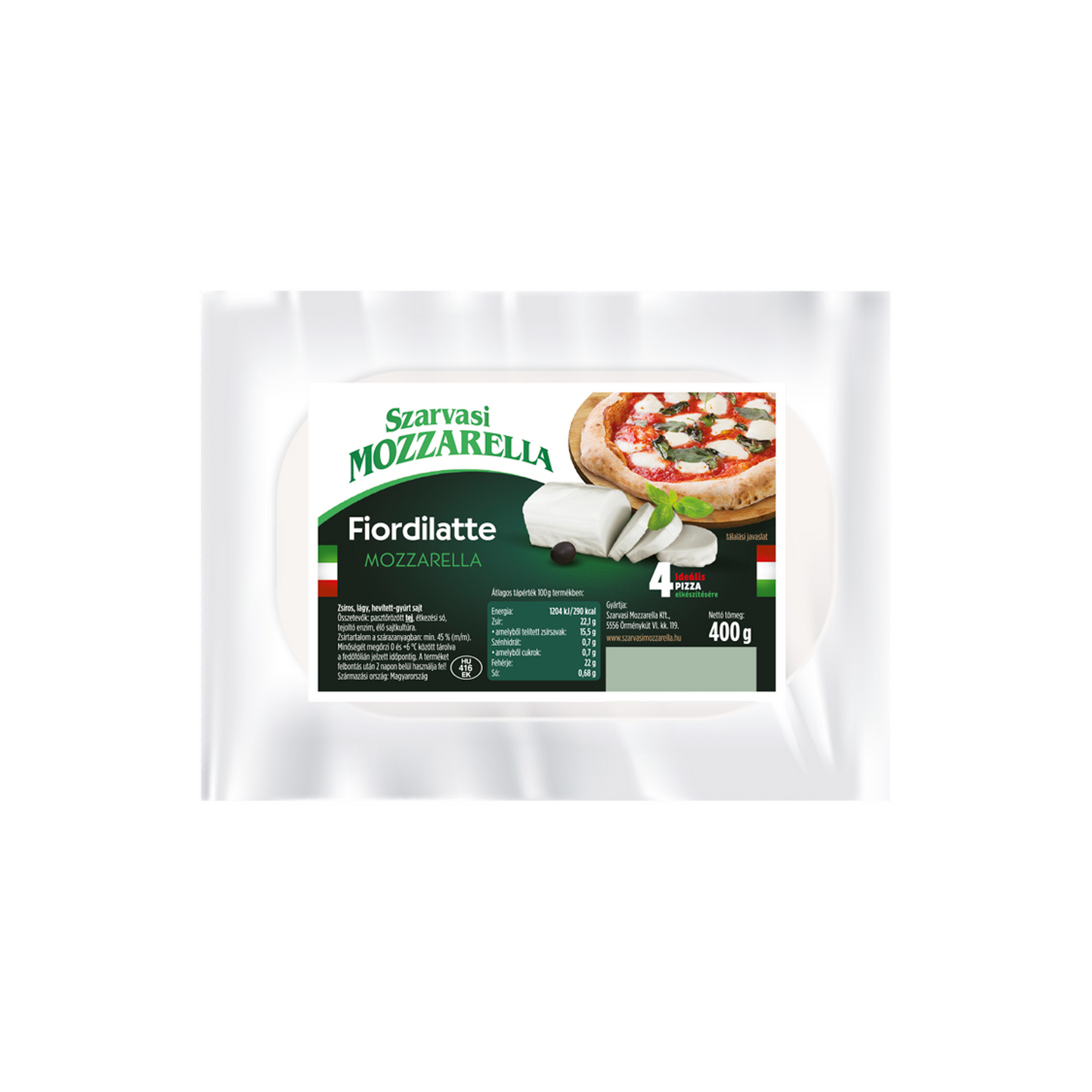 Szarvasi Mozzarella Fiordilatte 400 g