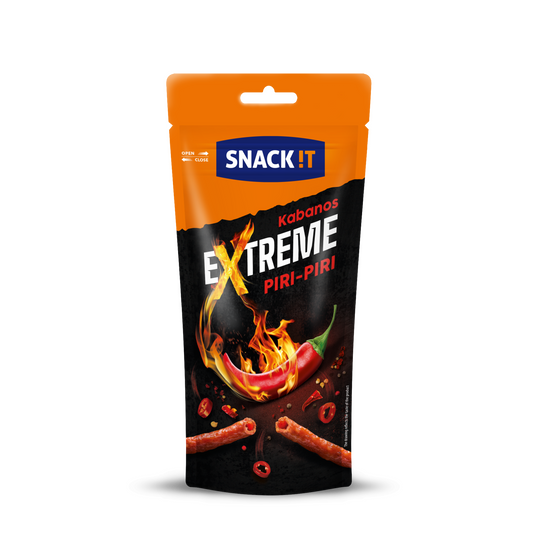 Snack !t Kabanossi húskészítmény Piri-Piri töltelékkel 95 g