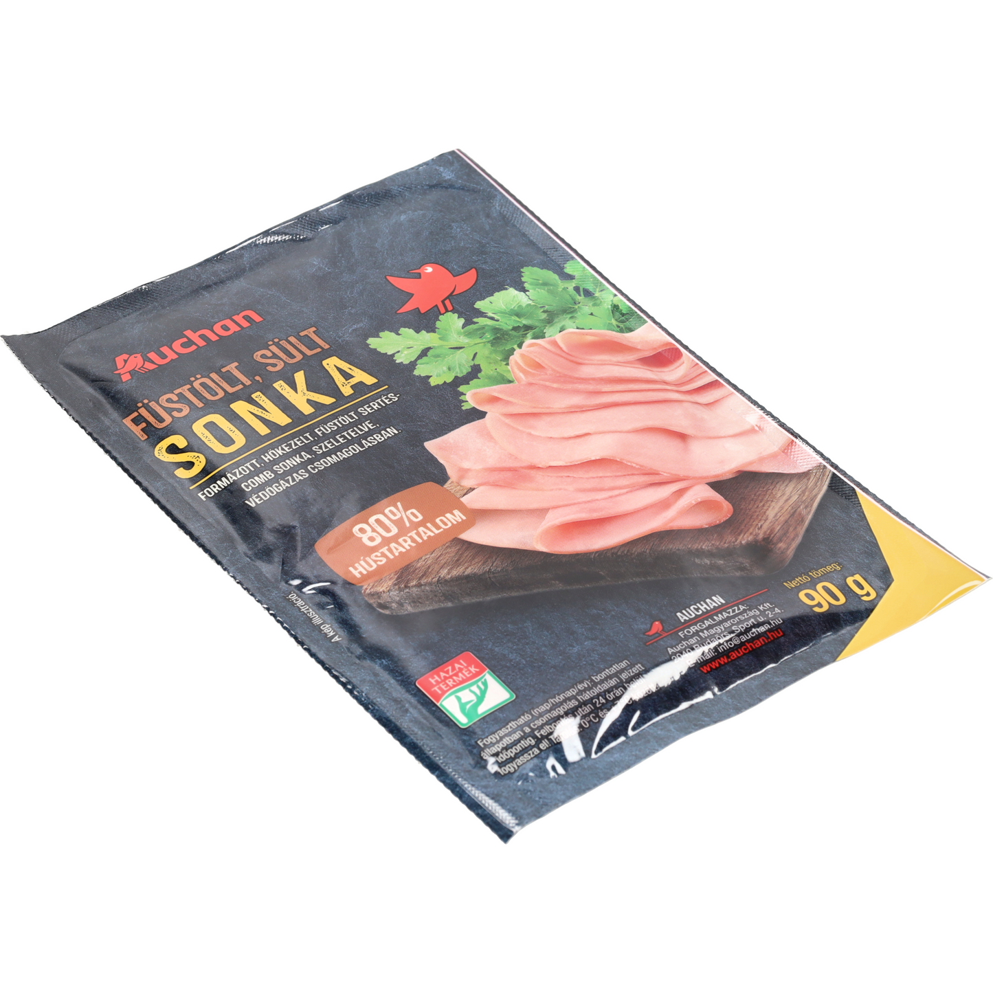Auchan Nívó Füstölt sült sonka 90g
