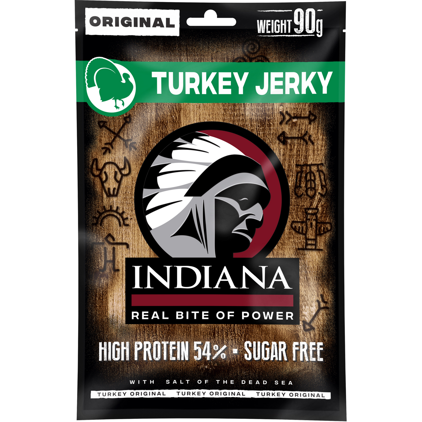 Indiana Jerky pulykahúsból eredeti izzel 25g