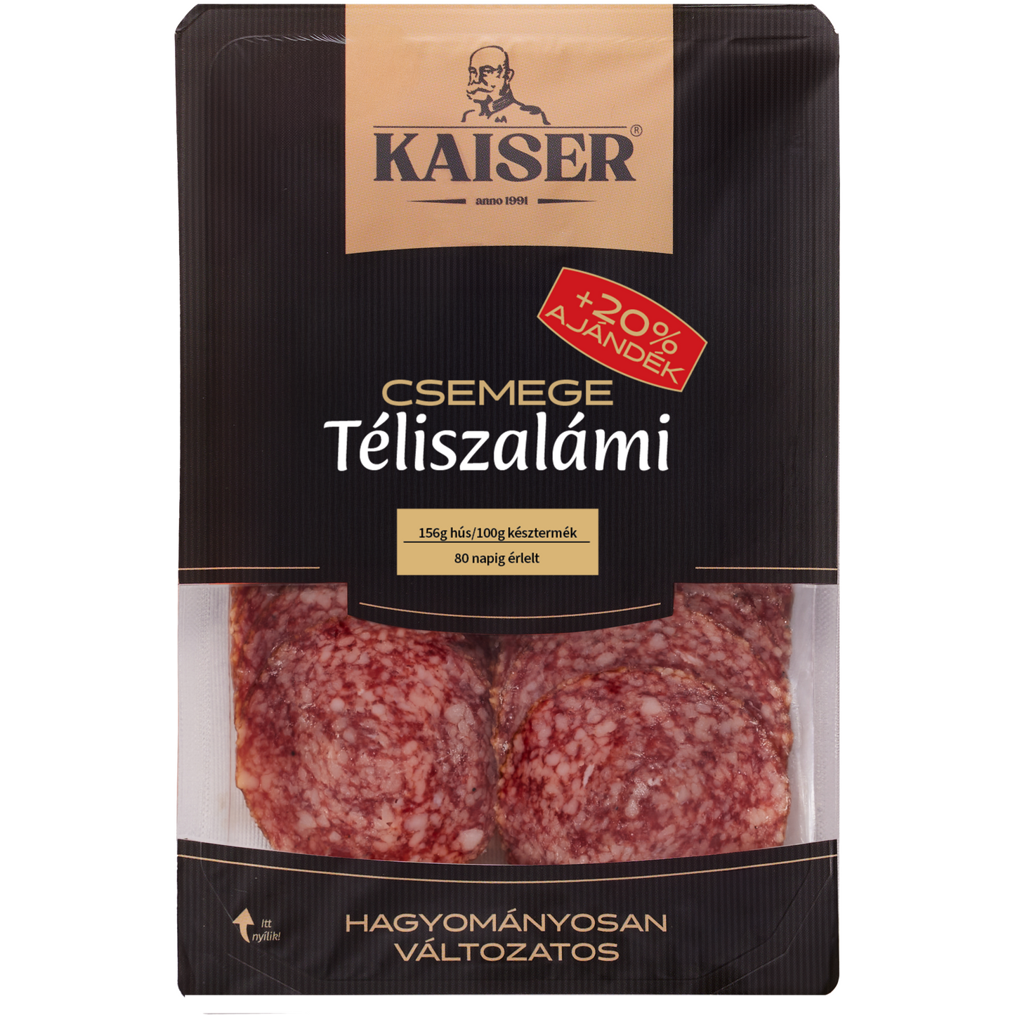 Kaiser téliszalámi 90g