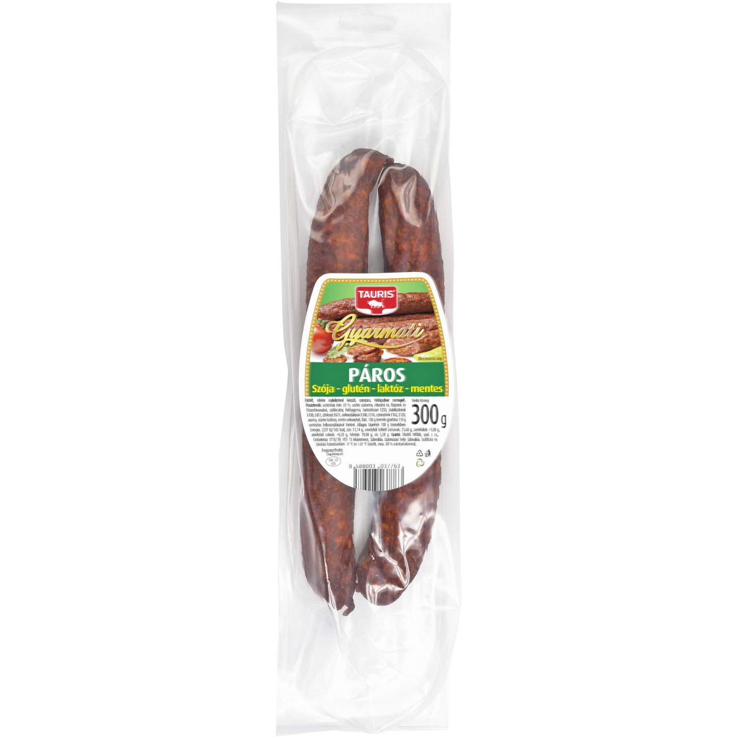 Tauris Gyarmati parasztkolbász 300 g