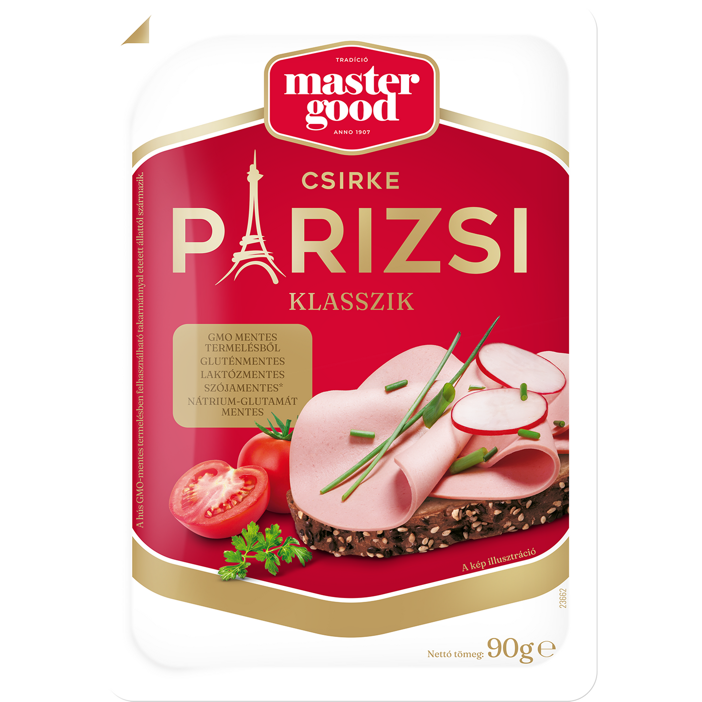 Master Good Klasszik szeletelt csirke párizsi 90 g