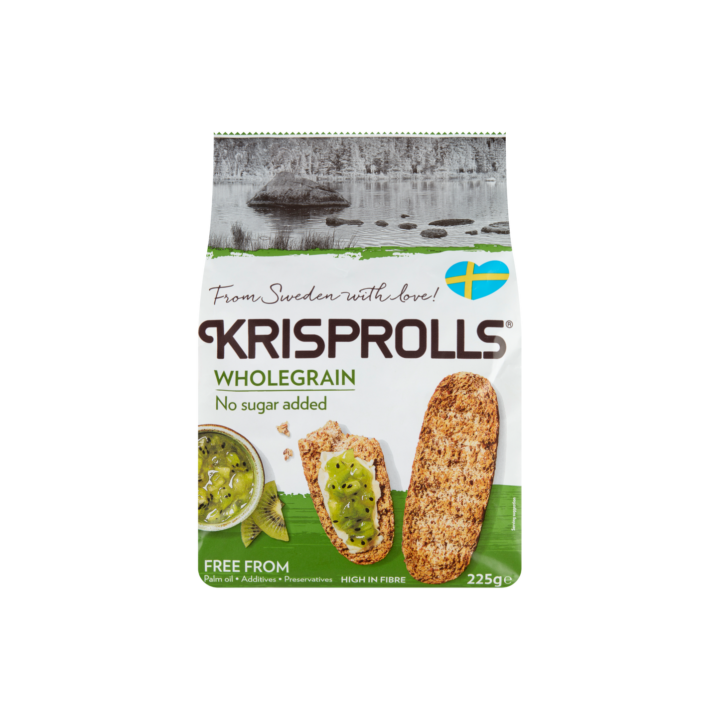 Krisprolls ropogós kenyérkék, teljes kiőrlésű búzából 225 g