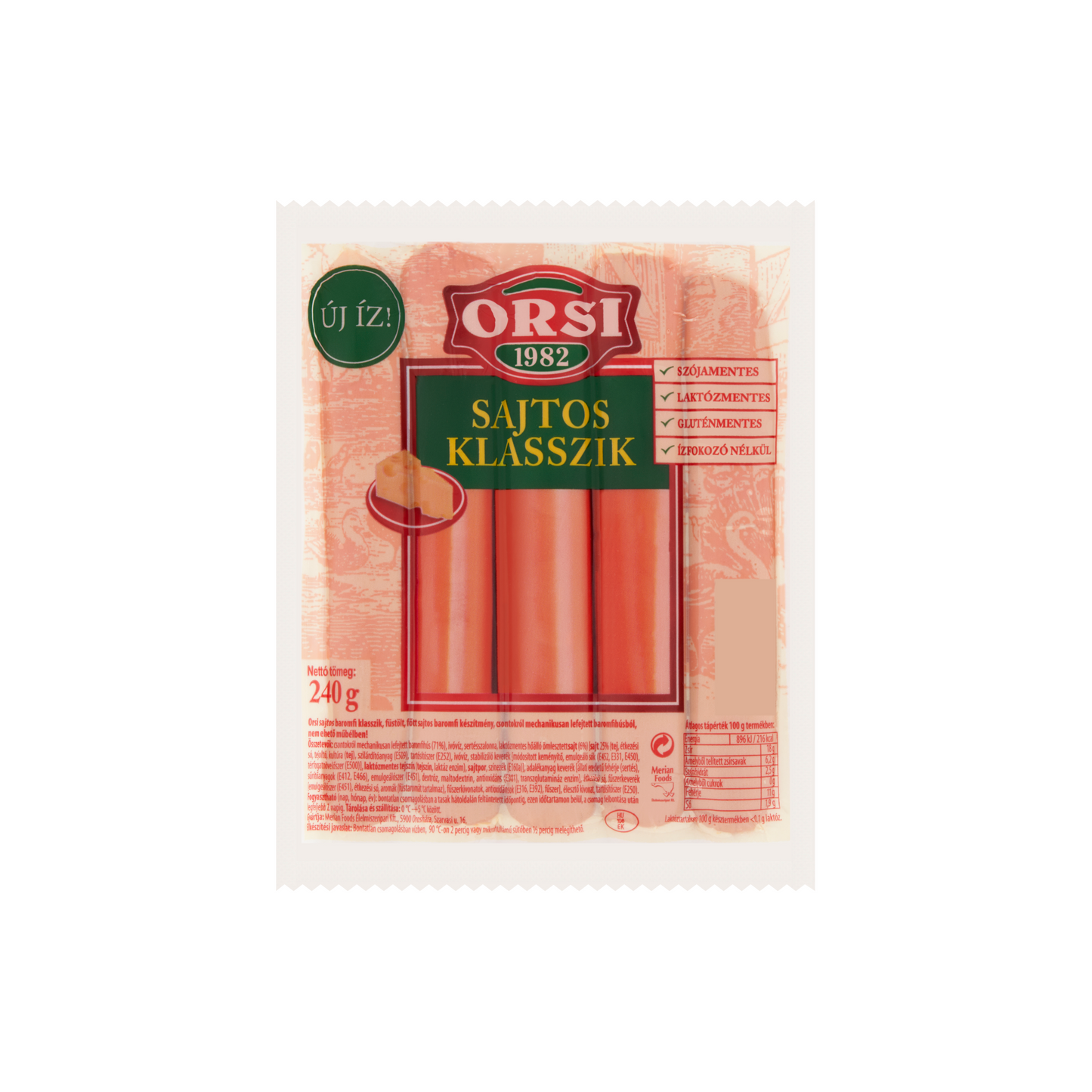 Orsi sajtos klasszik 240 g