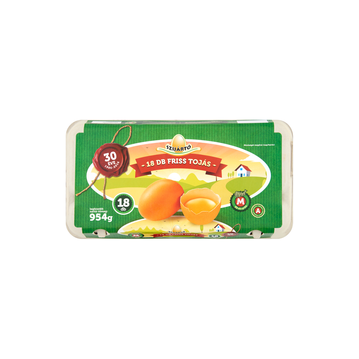 Szijártó friss tojás M 18 db