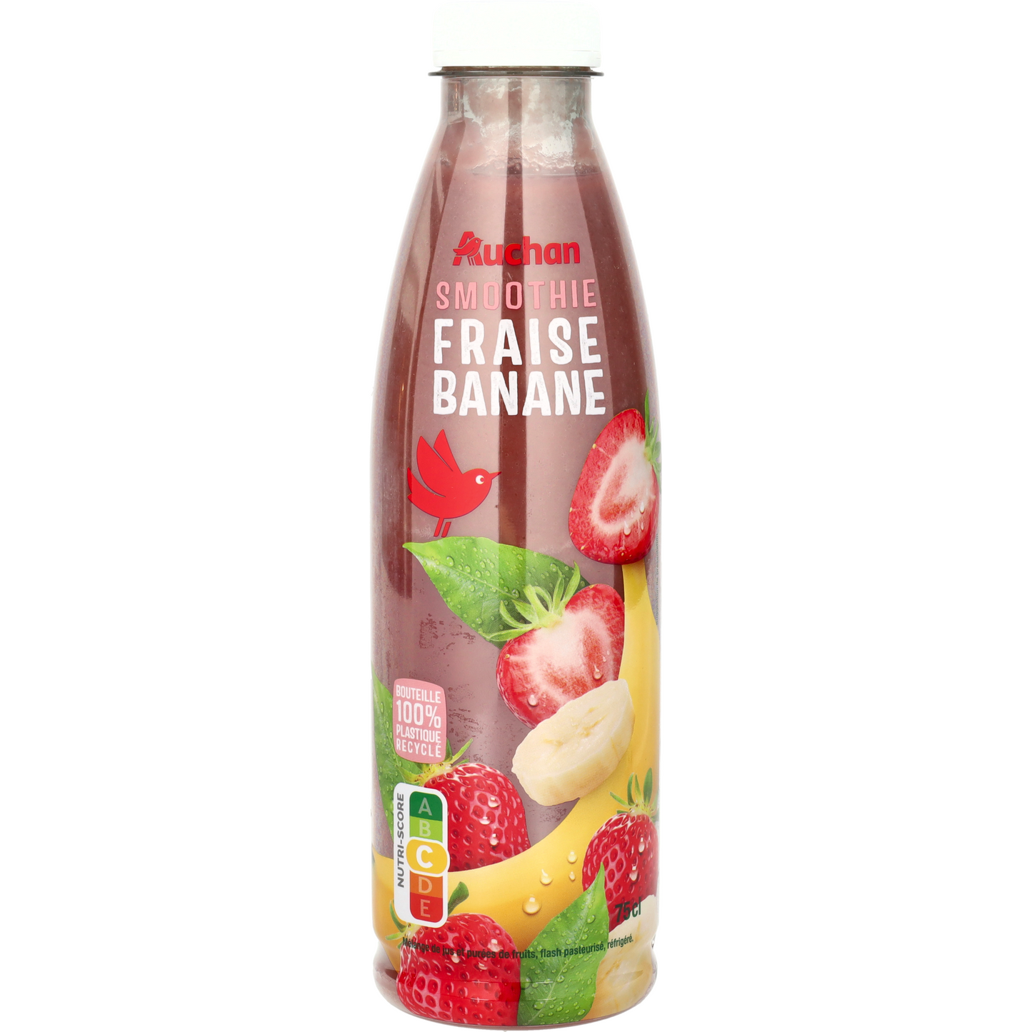 Auchan Kedvenc eper-banán smoothie 0,75 L