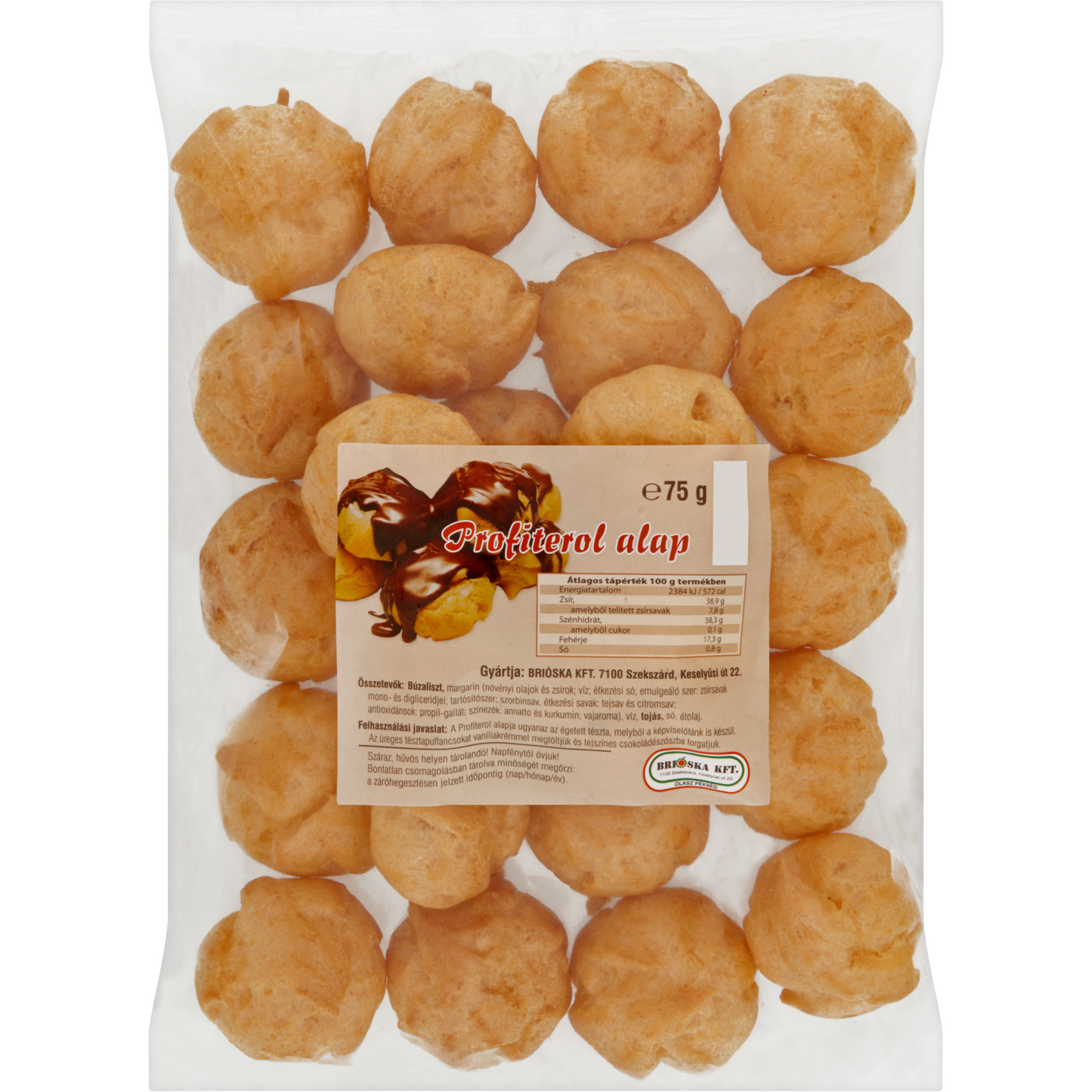 Profiterol alap 75 g