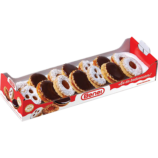 Benei kis isler, kis linzer koszorú vegyes édes teasütemény 230 g