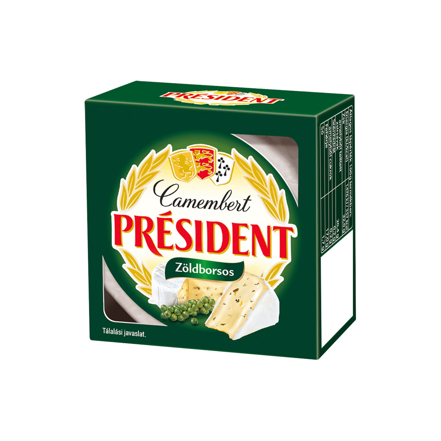 Président zöldborsos camembert sajt 90 g