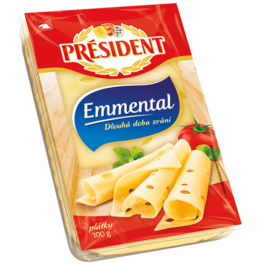 Président Emmental szeletelt sajt 100 g