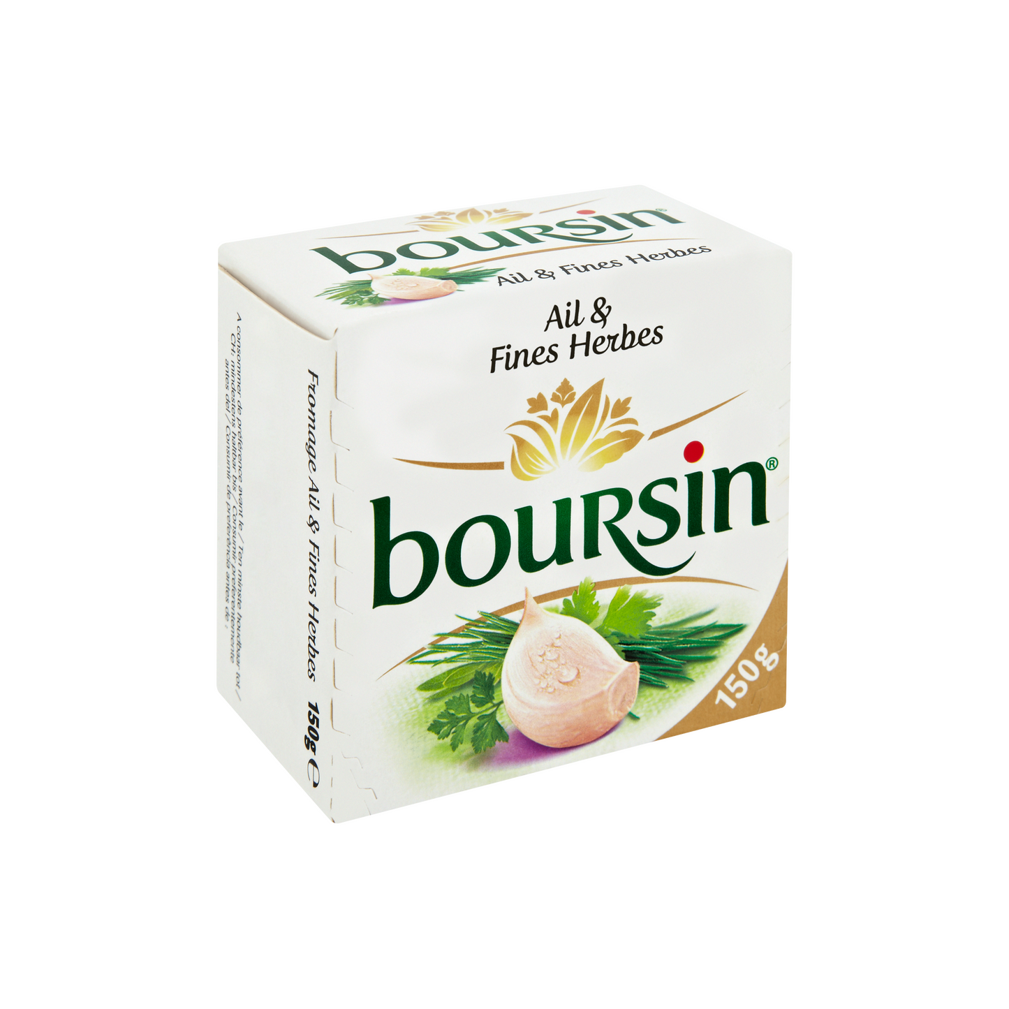 Boursin fokhagymás & fűszeres lágy sajt 150 g