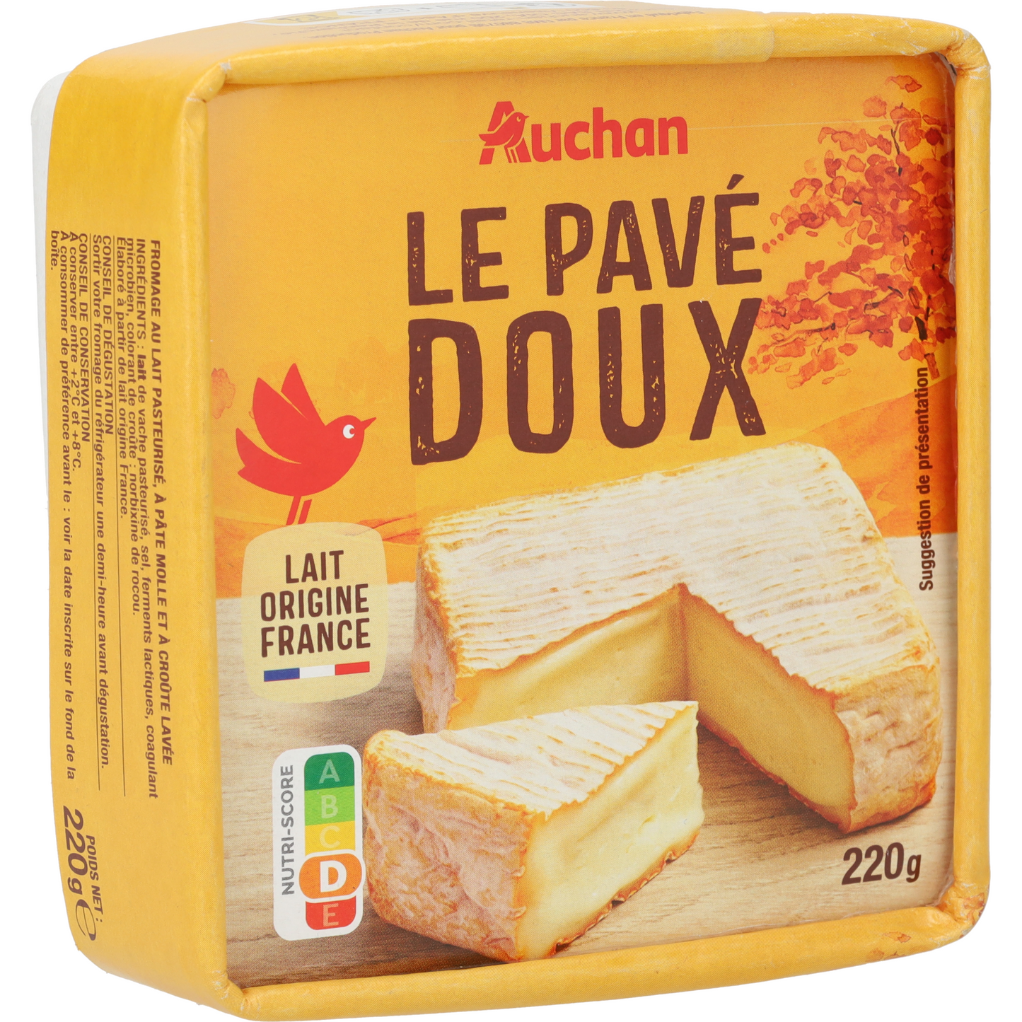 Auchan Kedvenc Le Pavé Doux sajt 220 g