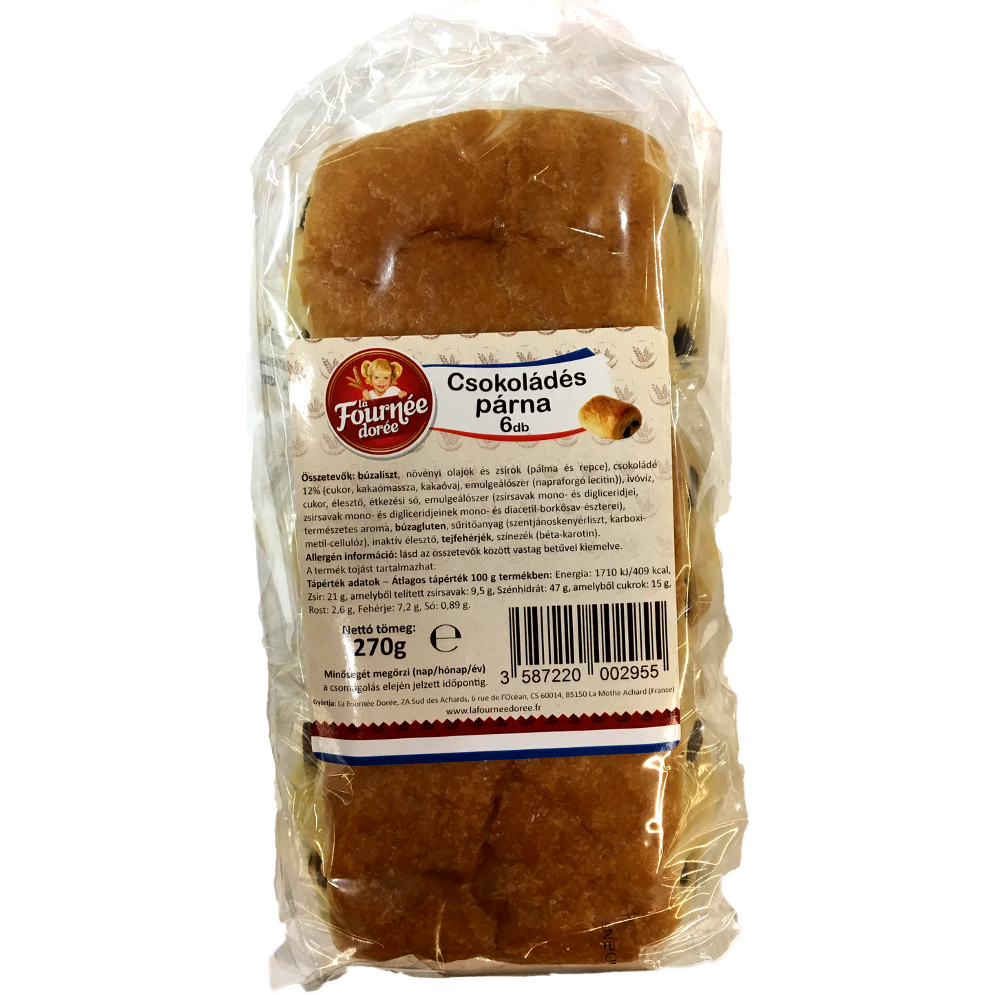 La fornée dorée csokis párna 270 g