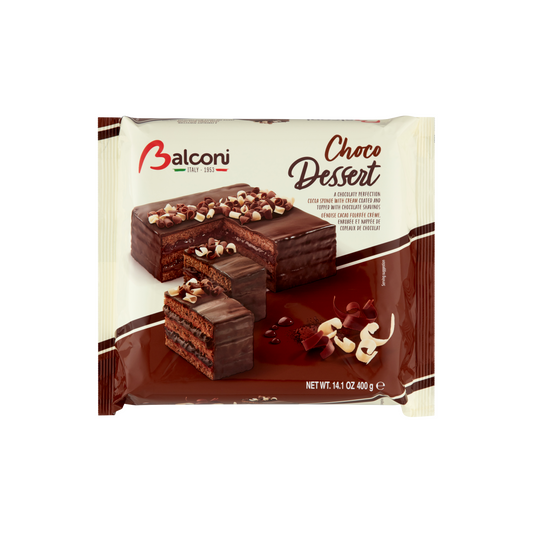 Balconi Chocodessert édes sütőipari termék zsírszegény kakaótartalmú bevonattal 400 g