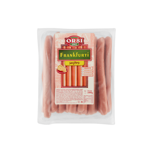 Orsi sajtos frankfurti 1000 g
