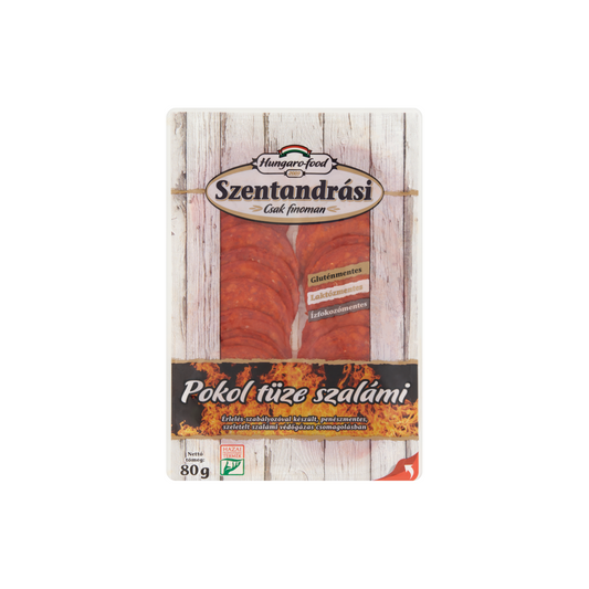 Szentandrási Pokol Tüze szeletelt szalámi 80 g