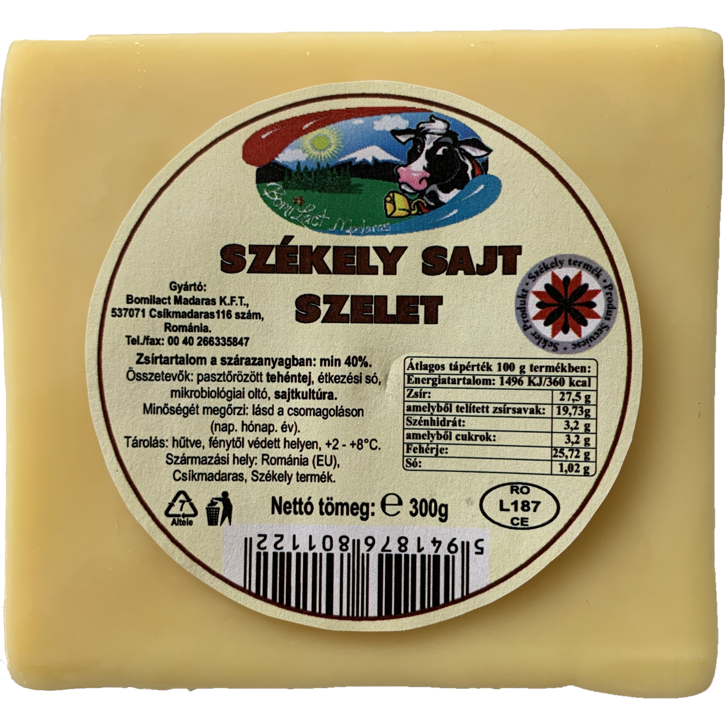 Székely sajt szelet 300 g