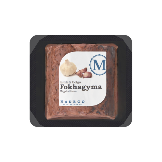 Madeco Specialitások eredeti belga fokhagyma májpástétom 170 g