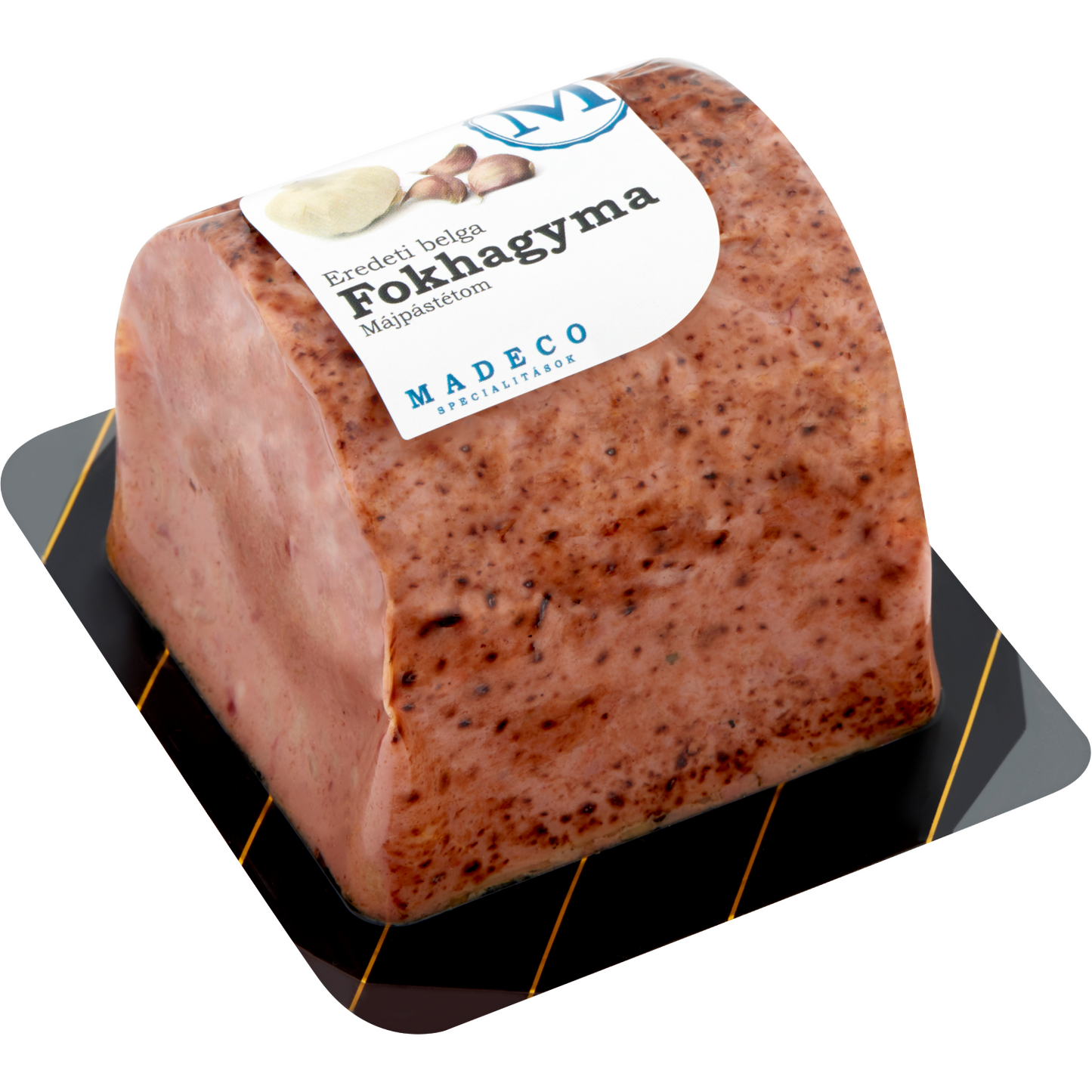 Madeco Specialitások eredeti belga fokhagyma májpástétom 170 g