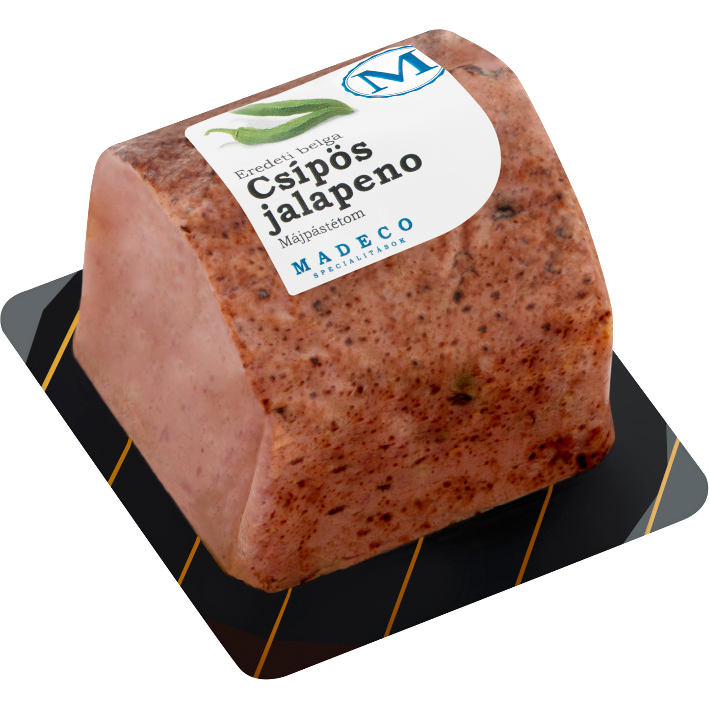 Madeco Specialitások eredeti belga csípős jalapeno májpástétom 170 g