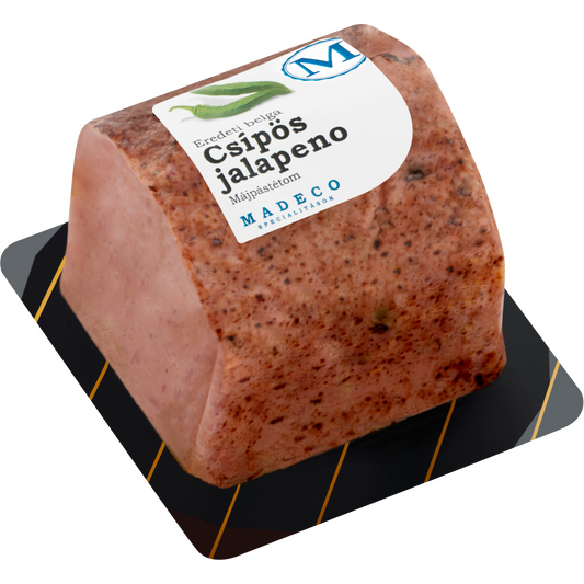 Madeco Specialitások eredeti belga csípős jalapeno májpástétom 170 g