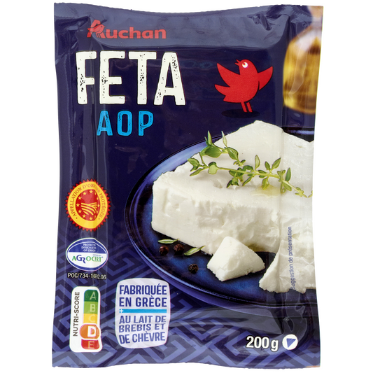 Auchan Kedvenc Feta görög sajt OEM 200 g