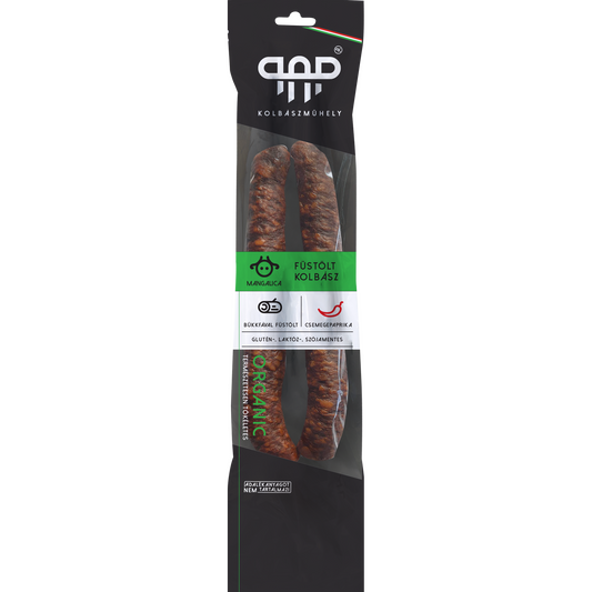 Pap Kolbászműhely Organic mangalica füstölt csemege kolbász 250 g