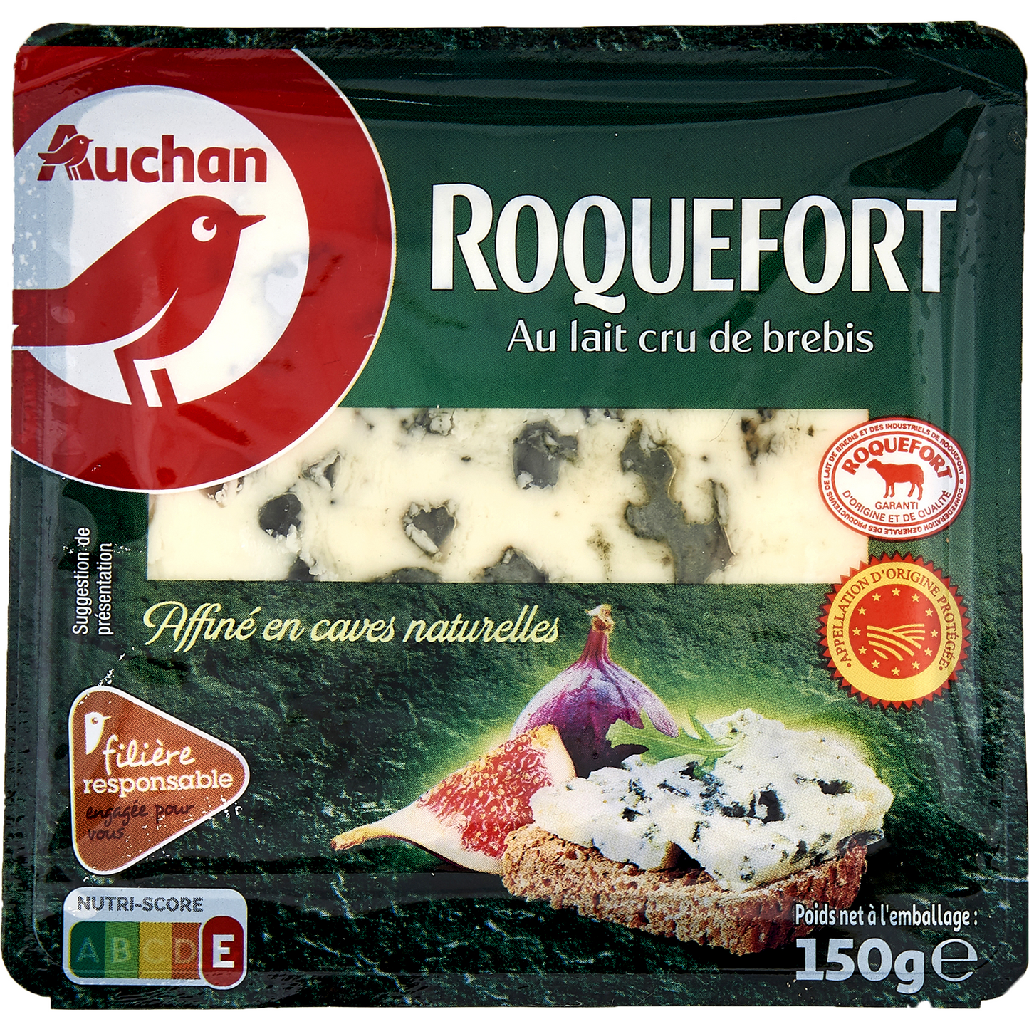 Auchan Kedvenc Roquefort  juhsajt OEM 150 g