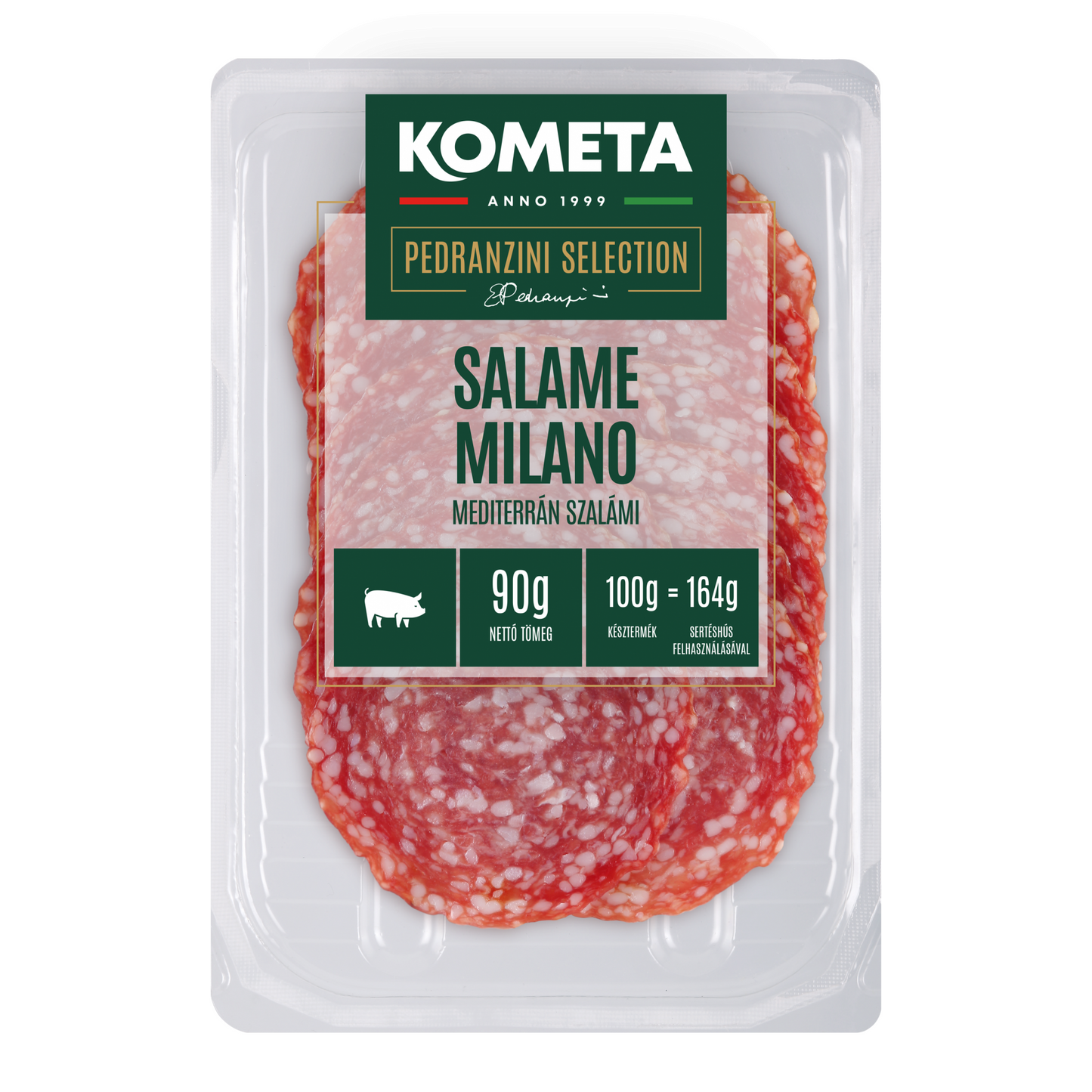 Kometa Salame Milano szeletelt mediterrán szalámi 90 g
