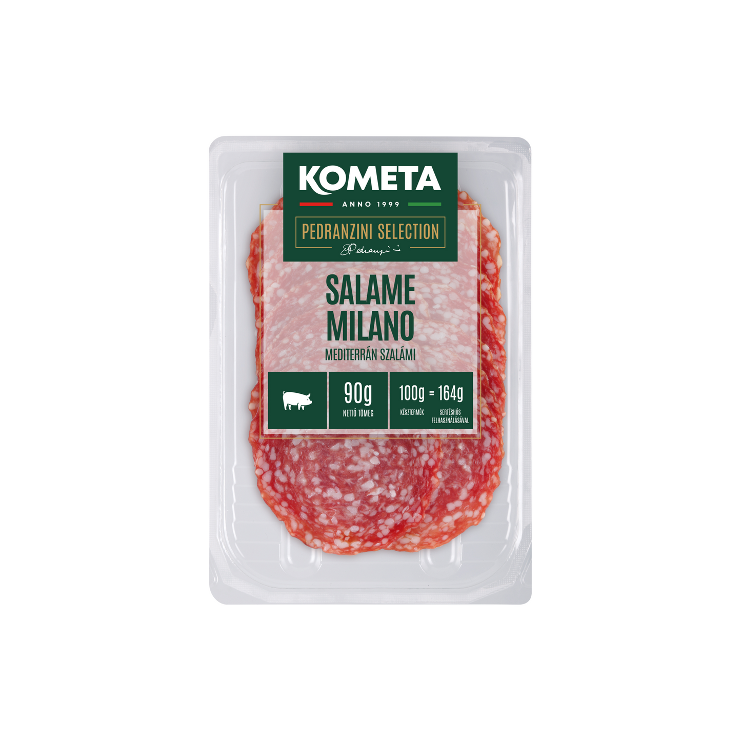 Kometa Salame Milano szeletelt mediterrán szalámi 90 g