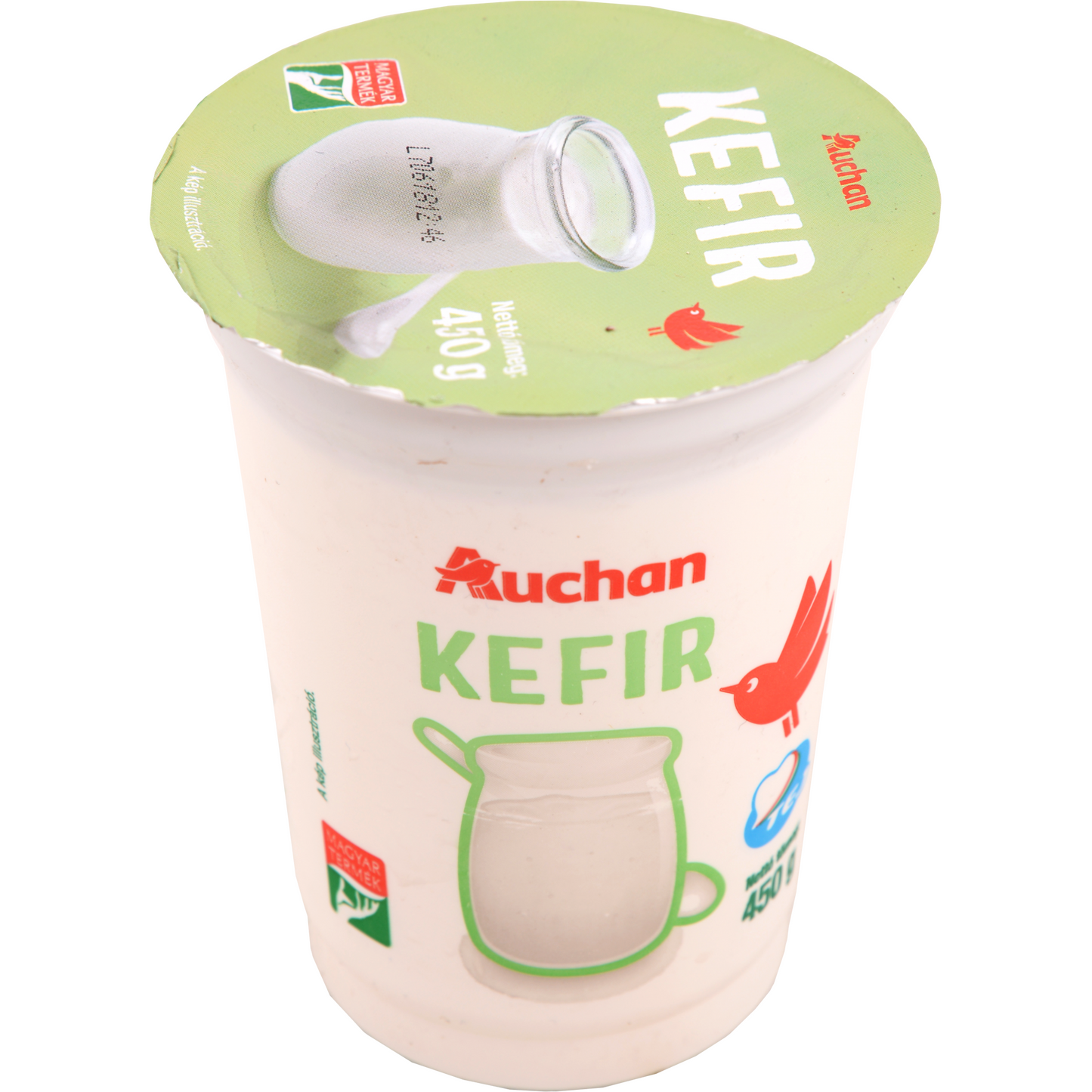 Auchan Kedvenc élőflórás kefír 3,5% 450 g