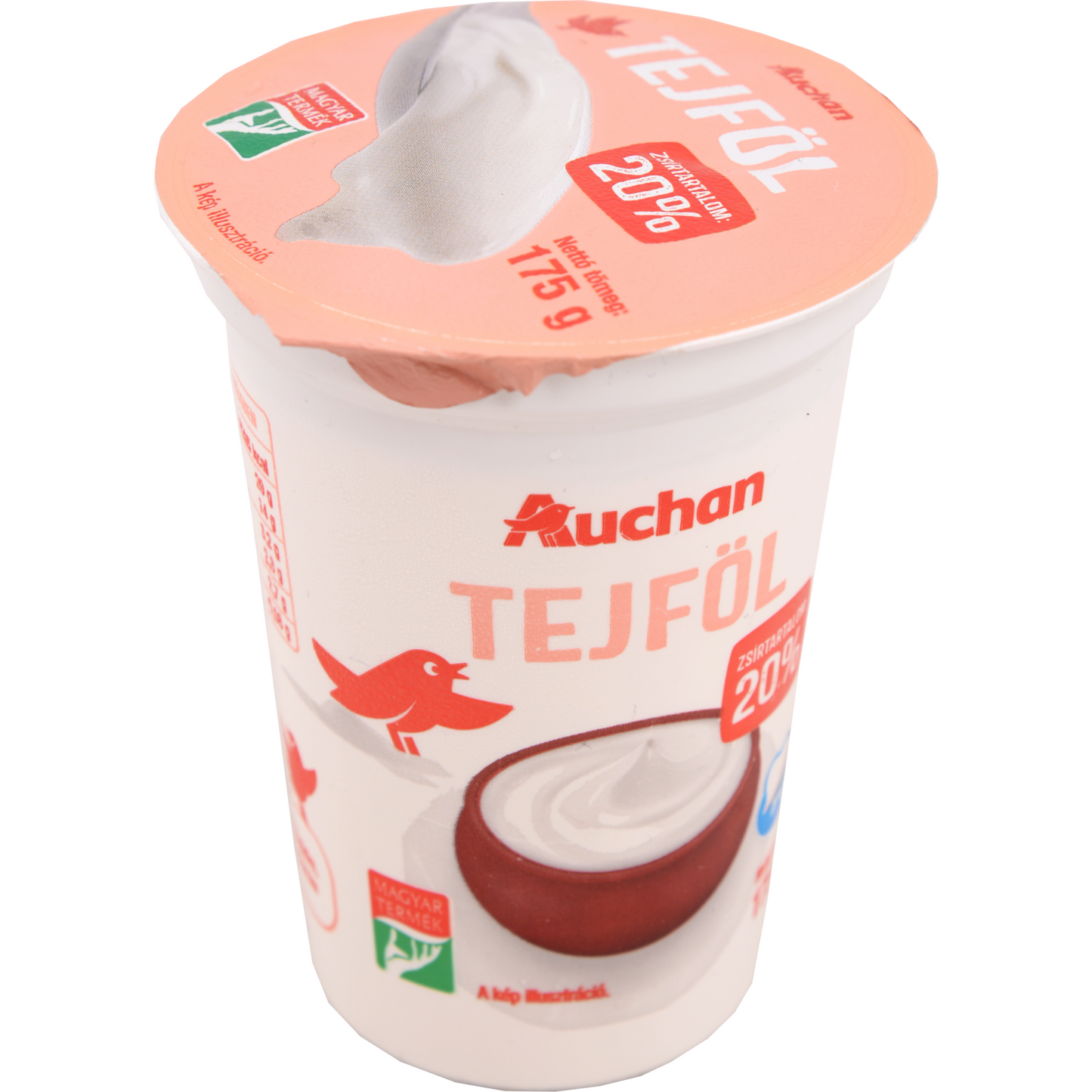 Auchan Kedvenc tejföl 20% 175 g