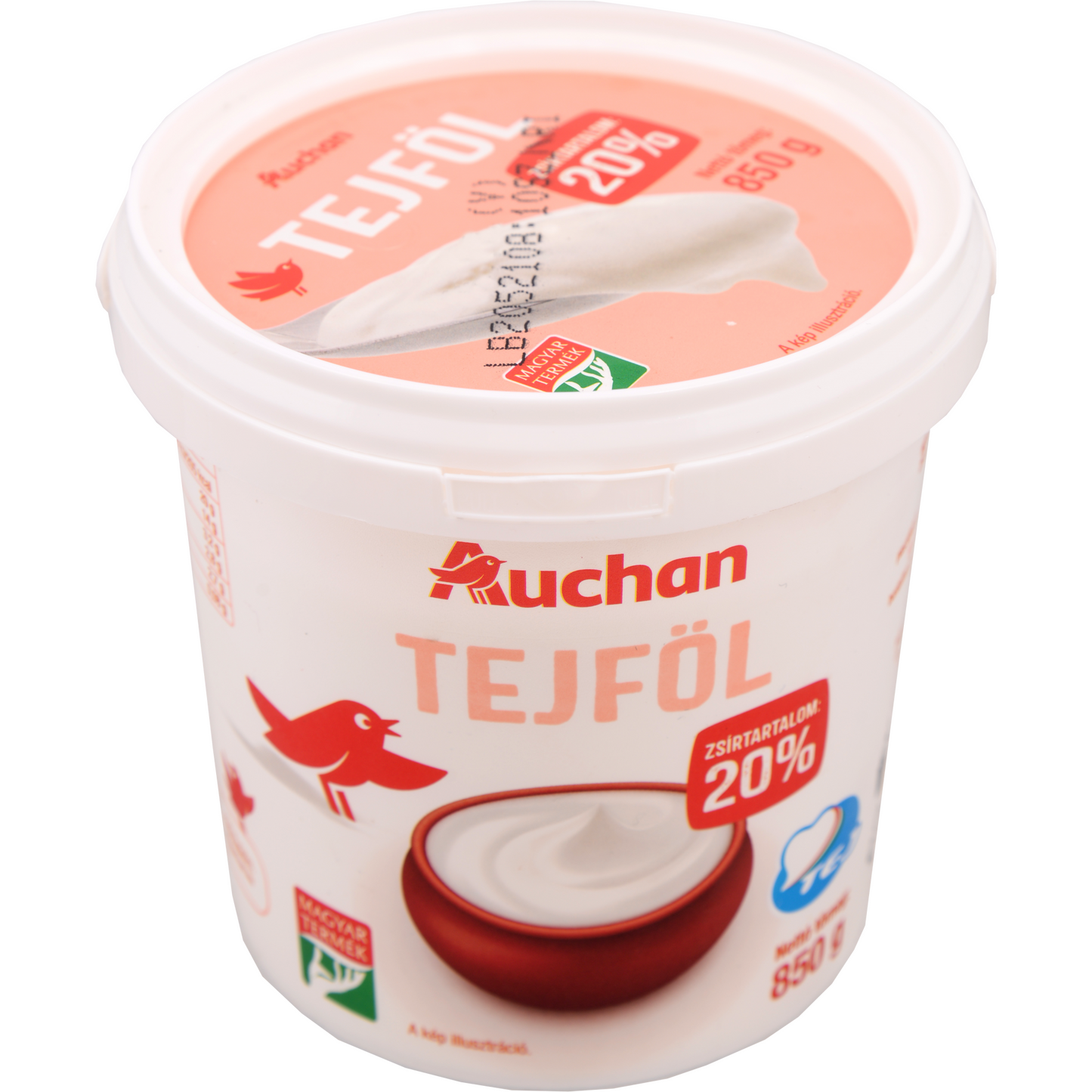 Auchan Kedvenc tejföl 20% 850 g