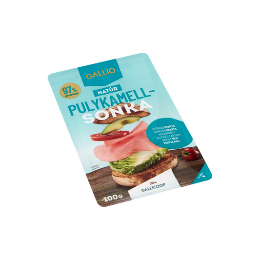 Gallio szeletelt natúr pulykamellsonka 100 g