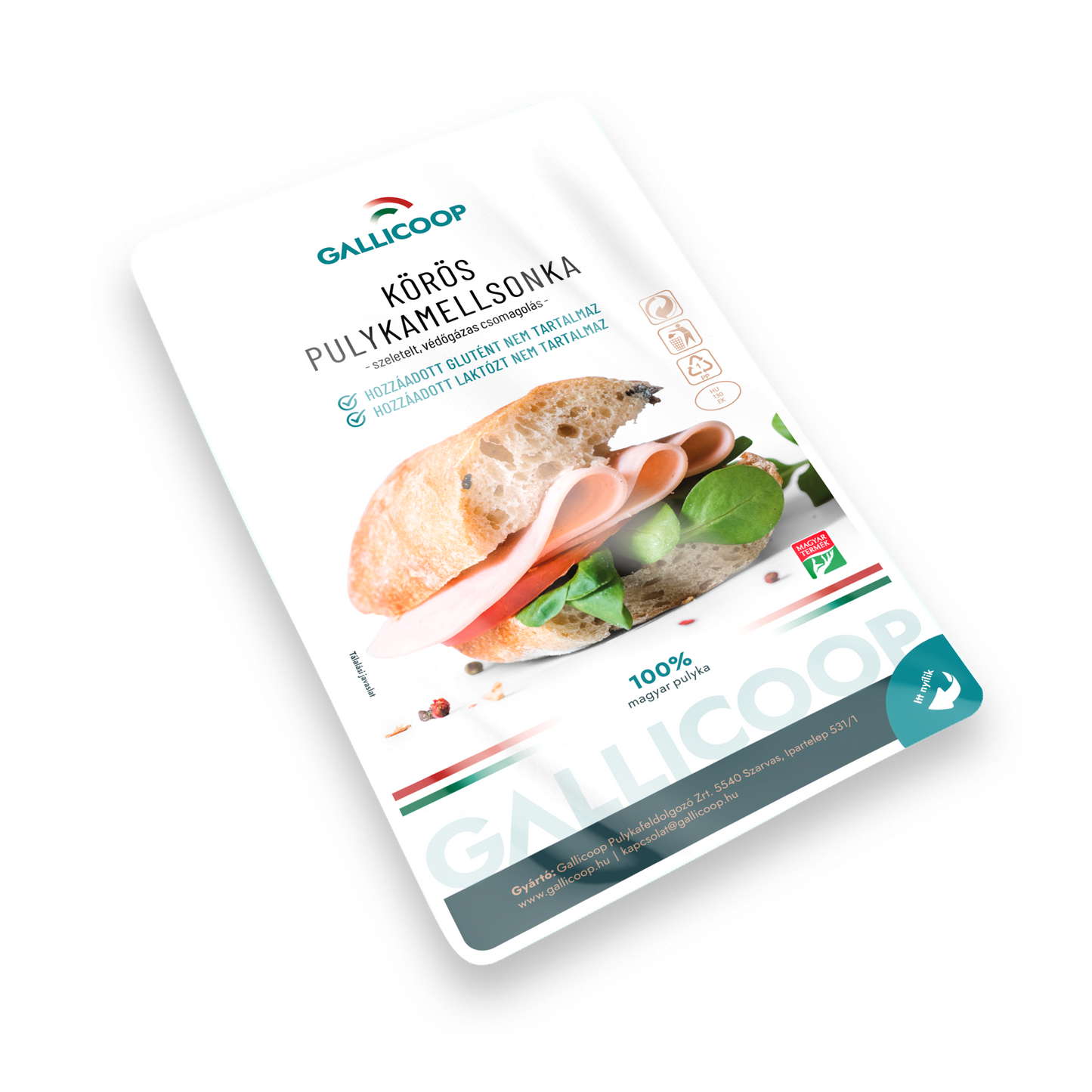 Gallicoop Körös szeletelt pulyka mellsonka 100 g