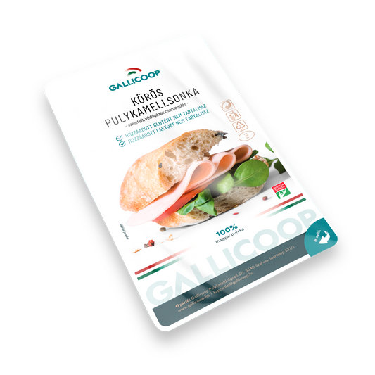 Gallicoop Körös szeletelt pulyka mellsonka 100 g