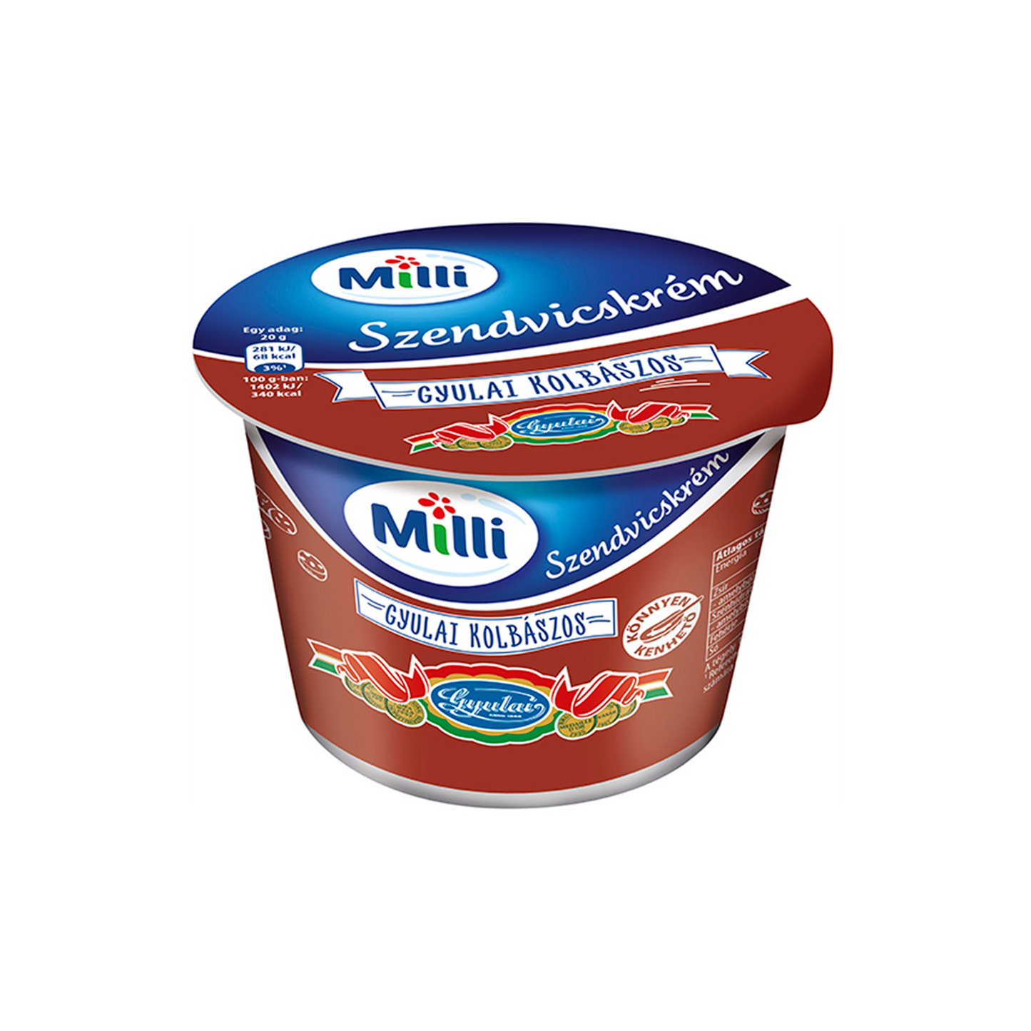 Milli gyulai kolbászos szendvicskrém 200 g