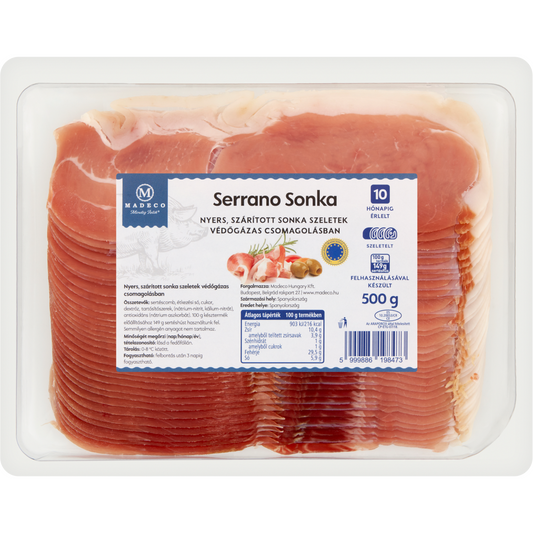 Madeco szeletelt Serrano sonka 500 g