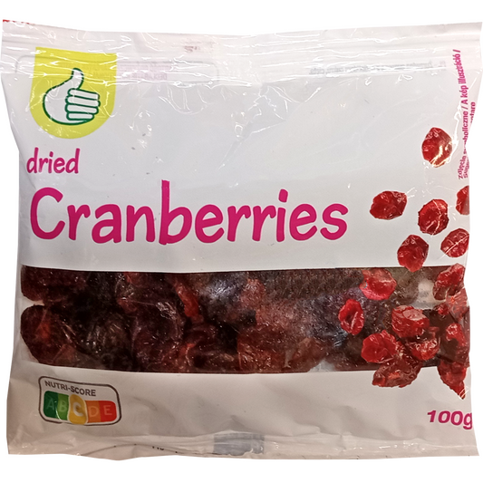 Auchan Optimum Aszalt vörös áfonya 100 g