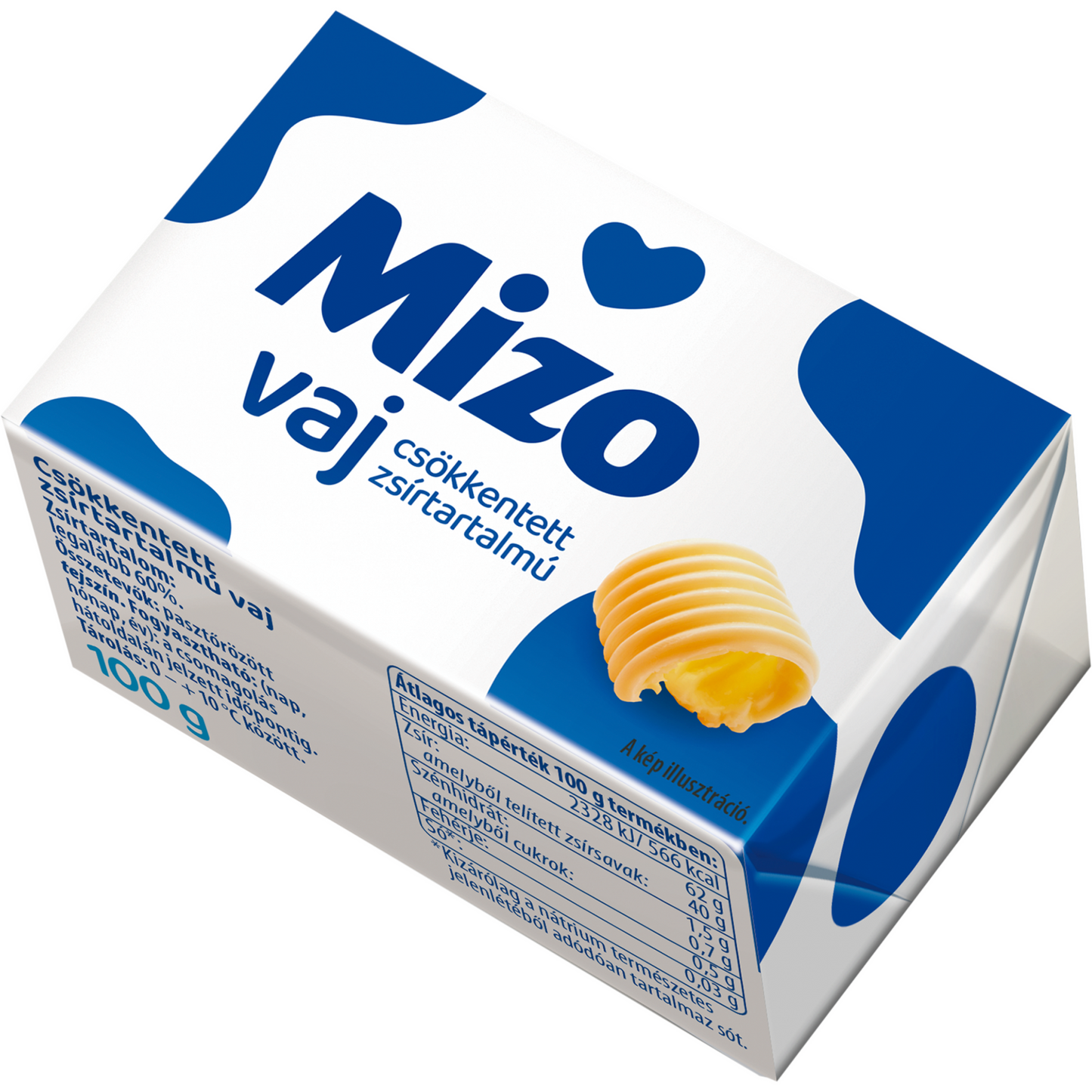 Mizo csökkentett zsírtartalmú vaj 100 g