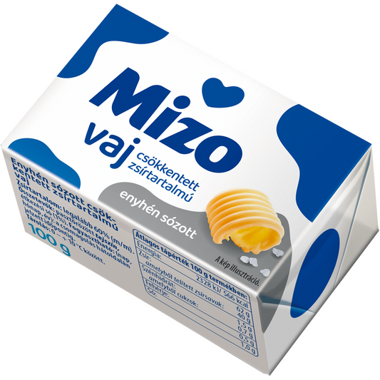 Mizo enyhén sózott csökkentett zsírtartalmú vaj 100 g