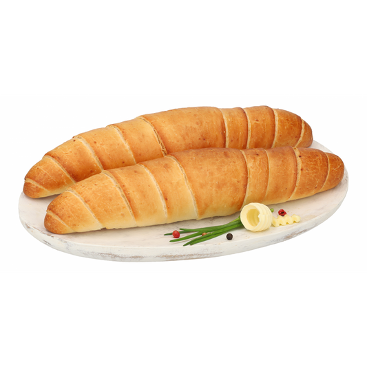 Auchan Kedvenc fokhagymás retro kifli 85 g
