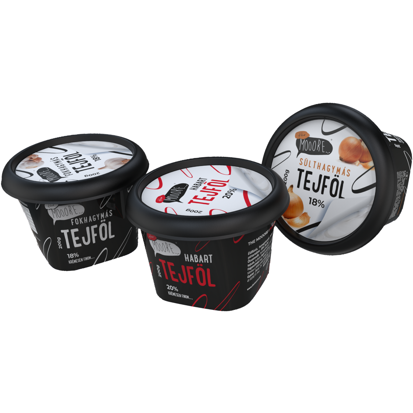 The Mooore fokhagymás tejföl 18% 200 g